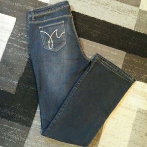 YMI medium dark wash bootcut 13